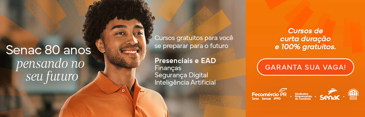 Cursos SENAC 80 anos